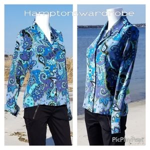 Lilly Pulitzer🌴NWT Clover Green Paisley shirt